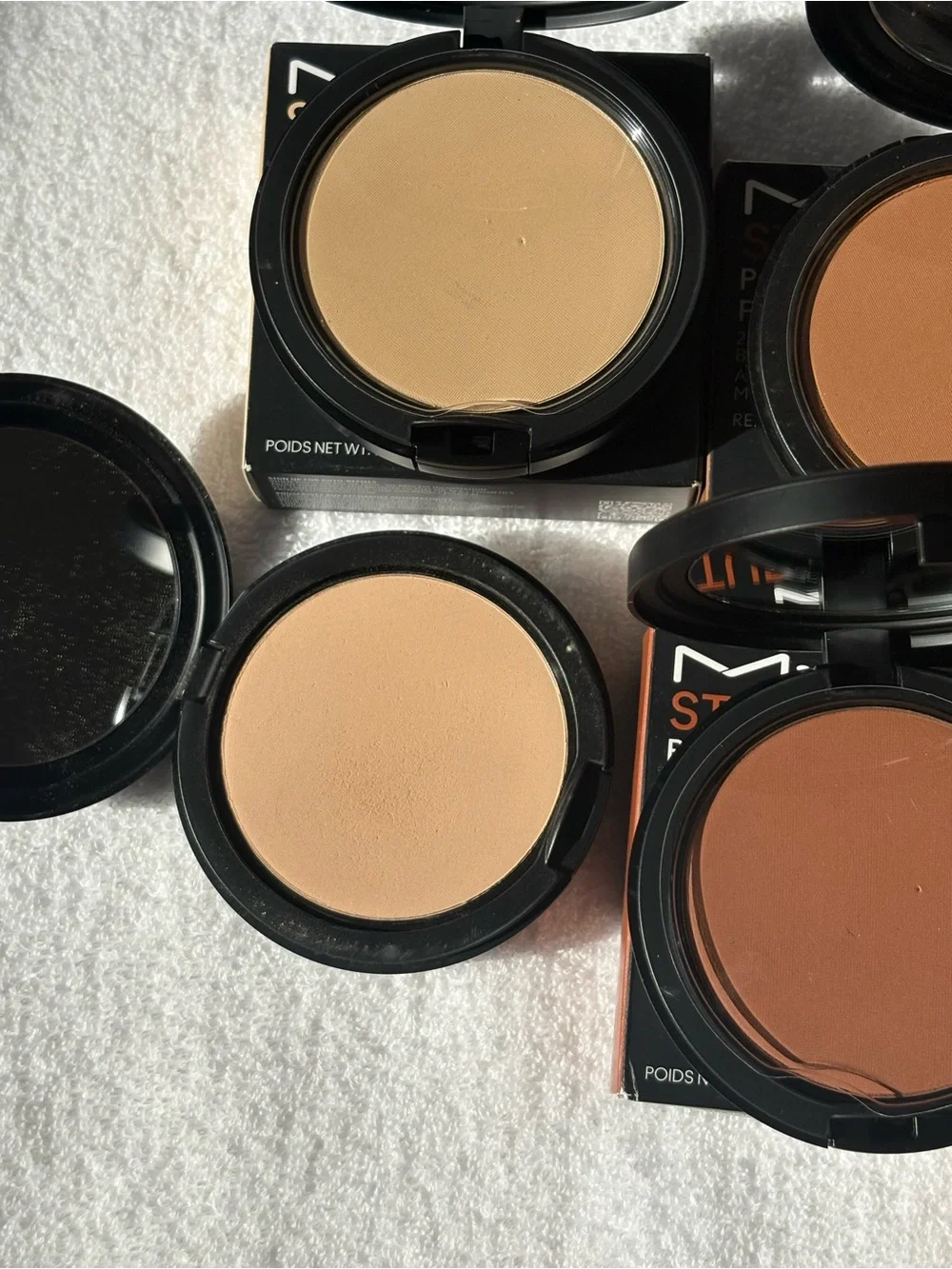 Mac Pressed Powder Bronzer & Contour Palette - Cream to Deep Brown Shades